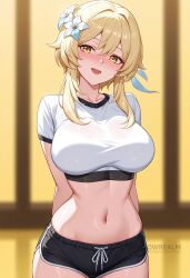 lumine (genshin impact) from genshin impact by shadowrealmarts
