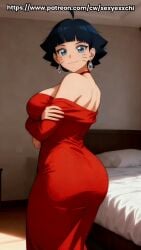 1girls aged_up ai_generated animated animation artist_name ass ass_focus big_breasts big_nipples black_hair blue_eyes boruto:_naruto_next_generations breasts choker completely_nude earrings female female_focus female_only girl hot looking_at_viewer naruto naruto_(series) navel nipples nude nude_female semi_nude sexy sexyexxchi short_hair smile solo_female solo_focus source stripping thighs uncensored undressing undressing_self url uzumaki_himawari woman_only