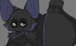 bat big_butt big_thighs ecksdee08 fat_ass fat_butt glasses