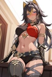 dehya (genshin impact) from genshin impact by shadowrealmarts