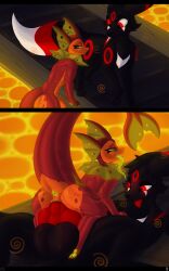 absurd_res abyss_(redeye) animal_genitalia anus balls balls_touching big_balls big_knot big_penis big_teats bodily_fluids canid canine digital_media_(artwork) duo eeveelution erection fan_character female female_on_top female_penetrated feral fin generation_1_pokemon generation_2_pokemon genital_fluids genitals glowing hi_res huge_cock huge_knot knot lava long_tongue male male/female male_on_bottom male_penetrating male_penetrating_female mammal microsoft minecraft mojang muscular nintendo on_bottom on_top open_mouth paws penetration penile penile_penetration penis piercing pokemon pokemon_(species) pussy redeye sex sharp_teeth sweat sweatdrop tail teats teeth tongue tongue_out tongue_piercing umbreon vaginal_penetration vaporeon xbox_game_studios