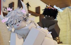 2boys 3d dark-skinned_male dark_skin femboy_on_femboy gay male male_only roblox roblox_avatar robloxian smark_ad tagme text theunreaasonable