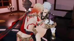 2boys fingering fisting gay honkai:_star_rail honkai_(series) male_only mydei_(honkai:_star_rail) phainon_(honkai:_star_rail) yaoi