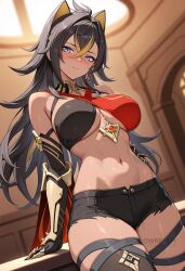 dehya (genshin impact) from genshin impact by shadowrealmarts