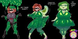 disgust (inside out) from disney by exocomics