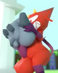 2boys 3d alternate_version_available anal anal_sex animated anthro anthro_penetrating ass balls big_balls big_penis carrying cat felid feline flaccid flaccid_while_penetrated gay gay_sex grey_body huge_balls huge_cock loop male penis penis_in_ass pet_simulator_99 pet_simulator_x purple_building_with_6_windows_and_a_door_(pet_simulator_x) red_body reverse_suspended_congress reverse_upright_straddle roblox roblox_game shorter_than_10_seconds small_penis smaller_male smaller_penetrated sound tagme video xefairy yaoi