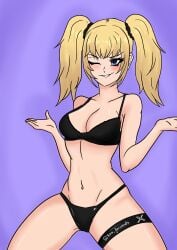 ani_(twitter) bikini blonde_female blonde_hair blue_eyes grok_(x)