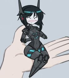 2d female minigirl nradiowave robot robot_girl tagme