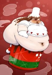 1girls bbw cocoa_cookie cookie_run dark-skinned_female female hot_chocolate obese obese_female ssbbw tagme veryfilthything