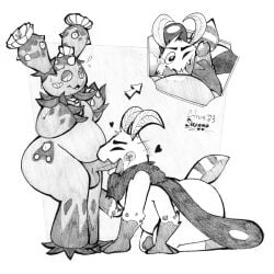2boys arthropod black_and_white cactus cactus_humanoid chubby chubby_male citrussluggo cock cock_against_cheek dick duo duo_focus fellatio gay gay_blowjob gay_sex genitals grabbing_cock heart heart_symbol insect_humanoid insects lepidopteran male male/male male_only maractus moth moth_humanoid multiple_boys on_knees oral oral_penetration oral_sex overweight overweight_male penis pokemon pokemon_(species) pokemon_bw pov precum side_view standing sucking sucking_dick sucking_off sucking_penis