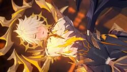 1cuntboy 2boys animated cuntboy duo gay honkai:_star_rail honkai_(series) kiryuma male male_only no_sound penetration phainon_(honkai:_star_rail) tagme vagina vaginal_sex video yaoi
