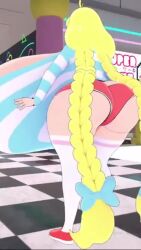 3d animated big_ass big_breasts breasts bubble_butt cassie_(theycallhimcake) cleavage female huge_ass huge_breasts hyper_breasts solo sound tagme theycallhimcake thick_thighs video vrchat wide_hips
