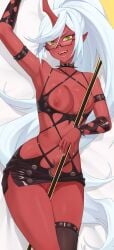 kneesocks daemon from panty & stocking with garterbelt by iwbitu