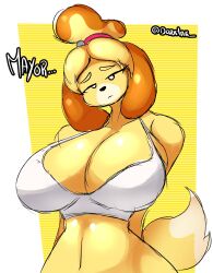 isabelle (animal crossing) from animal crossing by 1nkdax