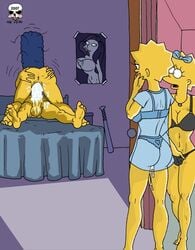 2007 ass_in_air bart_simpson butt creampie female human incest lisa_simpson maggie_simpson male marge_simpson masturbation straight tagme the_fear the_simpsons