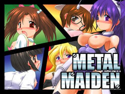 5girls alpha_(metal_saga) blue_hair charlene emily female female_only kaede metal_saga misha_(metal_saga) multiple_girls soba_udon tagme