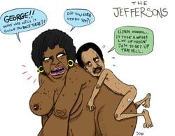 dark-skinned_female dark-skinned_male dark_skin george_jefferson louise_jefferson som tagme the_jeffersons