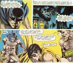 ! 3_panel_comic 3boys abs all_fours artist_request balls ballsack batman batman_(series) black_hair blonde_hair body_hair bruce_wayne cape cheating_boyfriend chest_hair cock_ring comic cowl dangling_testicles dc dc_comics dick_grayson domino_mask erect_nipples erection facial_hair foreskin gloves goatee green_arrow green_arrow_(series) green_dildo hairy_male huge_dildo human imminent_penetration in_tree intact large_penis long_foreskin low_hanging_balls male male_only male_pubic_hair manly mature_male mostly_nude_male muscular muscular_arms muscular_chest muscular_legs muscular_male mustache older_dom_younger_sub oliver_queen paheal parody_comic pecs penis power_bottom robin_(dc) robin_(dick_grayson) scrotum six_pack testicles uncut unretracted_foreskin veiny_penis walk-in watching_sex yaoi