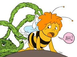 bug_girl creampie cum maya_(maya_the_bee) maya_the_bee som tentacle