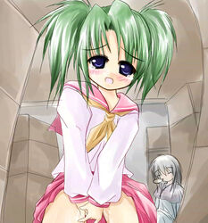 green_hair kurosaki_asami mahoraba tagme