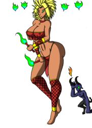 ass blood_elf breasts clothed clothing elf female fire hair horn humanoid imp male nude pussy standing video_games warcraft wide_hips xscar10