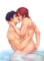 2boys anal free! male multiple_boys penetration rin_matsuoka sex sosuke_yamazaki yaoi