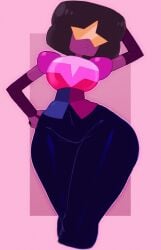 1girls big_ass big_butt bottom_heavy fat fat_ass fat_butt fat_butt_february female female_focus female_only garnet_(steven_universe) glasses solo solo_female solo_focus spinarooz steven_universe steven_universe_future stomach tagme