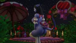 1girls 3d big_ass big_breasts black_hair blizzard_entertainment blue_skin curvy draenei female female_only horns huge_breasts mory original_character pinup solo squatting stockings thick_thighs valentine's_day voluptuous voluptuous_female warcraft wide_hips world_of_warcraft