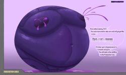 1girls alternate_breast_size areolae aroused belly belly_expansion blue_body blue_skin blue_skinned_female blueberry blueberry_girl blueberry_inflation blueberry_juice body_inflation dark_skin dark_skinned_female female female_only hyper_inflation lactating lactation naked naked_female navel nipples nude nude_female pussy round_body spherical_breasts spherical_inflation sunken_head sunken_limbs theastralpangolin vagina
