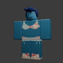3d blender_(software) blue_body blue_hair blue_skin evil_grin evil_smile first_porn_of_character game humanoid original original_character render roblox roblox_avatar roblox_game roblox_studio robloxian smile tongue tongue_out
