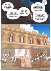 1girls comic disguise ellie_skinsuit english_text female impersonation imposter impunderneath original original_character page_23 possessed possession sfw story