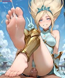 1boy 1girls ahe_gao ai_generated anal anal_access anal_only anal_only_panties anal_sex anus artist_name ass backless_panties bare_shoulders barefoot blonde_hair blue_eyes blue_sky blush bottomless breasts clothed_sex clothing cloud cloudy_sky cowgirl_position dark-skinned_male dark_skin day dress elf erection feet female floating_hair footjob from_behind fucked_silly gloves hand_up handprint interracial janna_windforce large_penis league_of_legends legs long_hair looking_back male male_penetrating_female multicolored_hair nofuckinggame open_mouth outdoors patreon_logo patreon_username penis pixiv_logo pointy_ears pussy rolling_eyes saliva sex sky slap_mark smile soles solo_focus spanked spanking spread_toes straddling straight strapless testicles thighs tiara toe_scrunch toes tongue tongue_out twitter_logo v vaginal_penetration white_dress white_gloves wind