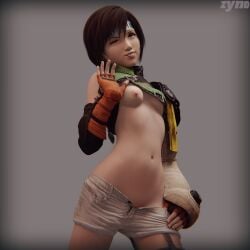 yuffie kisaragi from final fantasy by zynotheum