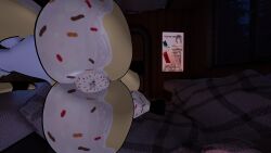 back_view backsack big_ass big_balls bottom_heavy bottom_heavy_femboy bottomless_male constable_sprinkle donut donut_anus fat_ass femboy food_creature fortnite gflemon47_vr laying_on_side puffy_anus sprinkles tagme thicc thicc_ass thicc_thighs vrchat vrchat_avatar vrchat_model