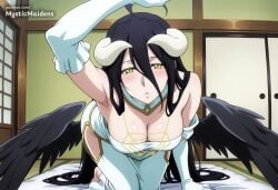 albedo (overlord) from overlord (maruyama) by mystic maidens