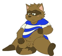 anthro male male_only mammal raccoon simple_background slightly_chubby timothy timothy_goes_to_school white_background