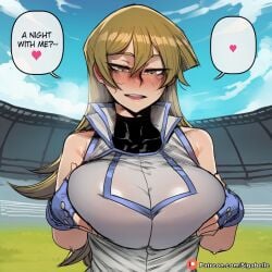 1girls ai_assisted ai_generated alexis_rhodes anime anime_style big_ass big_breasts breasts caption clitoris comic comic_page curvaceous curvaceous_body curvaceous_female dialogue english_text female female_only fit_female hourglass_figure huge_ass huge_breasts manga manga_page patreon pussy shiny sigabelle solo speech_bubble story tan tan_body tanned tanned_male tanned_skin text text_bubble uncensored vagina voluptuous voluptuous_female waifu_diffusion yu-gi-oh! yusei_fudo