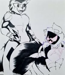 raven_team_leader fortnite raven_team_leader_(fortnite) dan_(danhasgames) black_and_white physical_art diamond_(marking) ass_fuck big_breasts