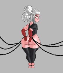 ass ass_bigger_than_head ass_cleavage ass_crack ass_focus ass_visible_through_thighs burbuja_(magmarl) butt_crack butt_focus chained_up chained_wrists chains feet huge_ass huge_butt huge_thighs hyper_ass hyper_butt hyper_thighs magmarl massive_ass massive_butt massive_thighs pink_skin red_arms red_eyes sweaty sweaty_ass sweaty_body sweaty_butt sweaty_feet sweaty_thighs thick thick_ass thick_butt thick_hips thick_legs thick_thighs thigh_highs thighhighs thighs thighs_bigger_than_head thighs_bigger_than_torso tippy_toes toeless_legwear toes white_hair