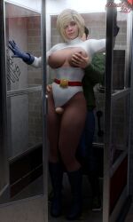 power girl from dc by frostbyte3d