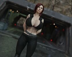 black widow (marvel) from avengers by eyefate