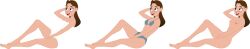 accurate_art_style brown_hair faith_(tangled) mehefin013 nude sauna smiling tangled tangled:_the_series towel_around_waist towel_wrap