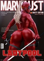 1girls 3d ass athletic athletic_female big_ass big_breasts breasts bust busty cga3d chest curvaceous curvy curvy_figure deadpool_corps erotichris female female_focus hips hourglass_figure huge_ass lady_deadpool ladypool large_ass large_breasts legs light-skinned_female light_skin magazine magazine_cover marvel marvel_comics mature mature_female slim_waist thick thick_hips thick_legs thick_thighs thighs tight_clothing voluptuous voluptuous_female waist wanda_wilson wide_hips x-men