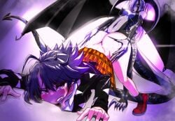 1futa 1girls ass ass_up blush demon demon_girl demon_horns demon_tail demon_wings demoness doggy_style erect_nipples erect_nipples_under_clothes face_down_ass_up female from_behind futa_on_female futanari hanabi_tamaki intersex kajimakoto large_breasts magicami medium_breasts monster monster_girl monster_rape nipples_visible_through_clothing partially_clothed perky_nipples rape raped_by_monster sexual_assault short_hair sweat sweatdrop top-down_bottom-up