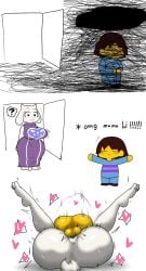 enigi09 female frisk tagme toriel undertale