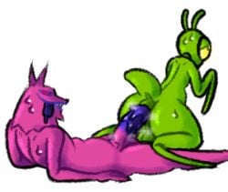 andy_fangerson animal_humanoid anthro arthropod arthropod_humanoid big_penis bodily_fluids canid canine epic_games fortnite genitals hhbrother humanoid hybrid insect_humanoid insects male male/male mammal manny_(hhbrother) mantis mantis_humanoid musk mythological_canine mythological_creature mythology penis sweat werecanid werecanine werecreature werewolf