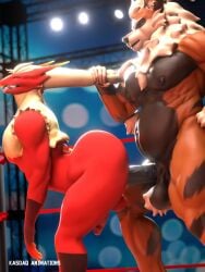 2boys 3d 3d_animation anal_sex animated arcanine balls blaziken gay kasdaq penis pokemon pokemon_(species) sex tagme video