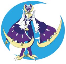 1boy 2017 amarashi anthro bat cum erection legendary_pokemon lunala male male_only mammal masturbation membranous_wings muscular nintendo nude paint penis pokemon pokemon_sm purple_body red_eyes simple_background smile solo video_games wings