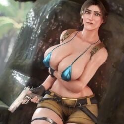 3d 3d_animation almightypatty animated female female_focus female_only lara_croft tagme tomb_raider video