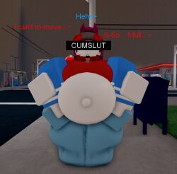 2girls 3d ahe_gao big_ass big_breasts blue_hair blue_skin carrying censor_bar censored cumflated_belly cumflation dumbestluck futa_on_female futanari impregnation inflation partially_clothed pink_hair pregnant pregnant_female reverse_suspended_congress roblox roblox_avatar roblox_studio robloxian text thick_thighs thighhighs white_skin